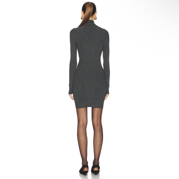 Enza Silk Blend Turtleneck Dress - Picture 2 of 5